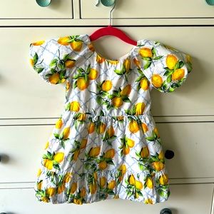 Janie and Jack Lemon Dress 3T